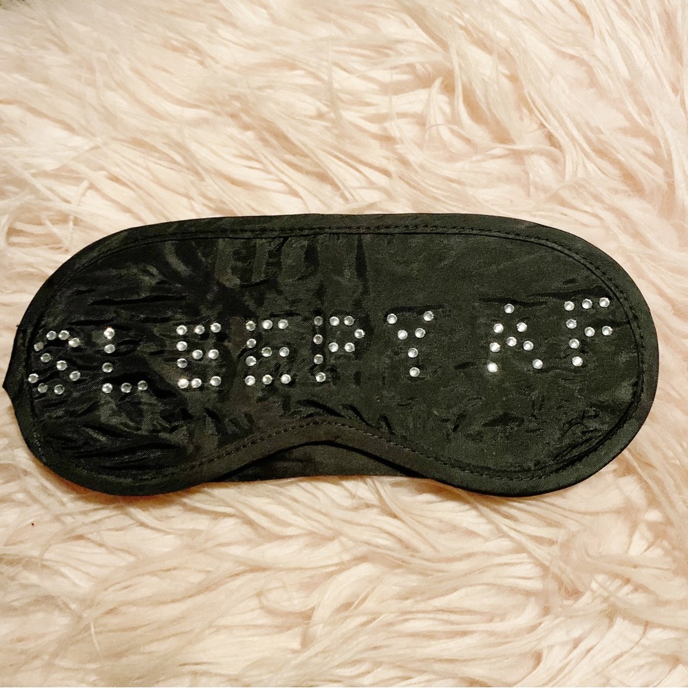 SLEEPY AF Rhinestone Sleep Mask